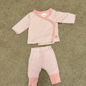 Hanna Andersson organic cotton stripe outfit